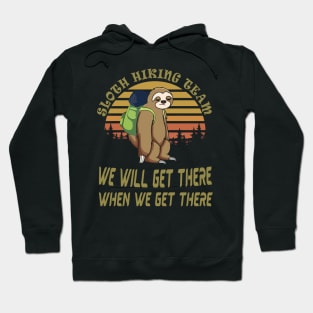 Sloth Hiking Team Hoodie